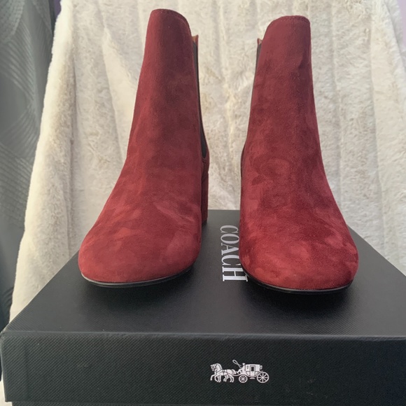 COACH TIA SUEDE BOOTIE - Picture 2 of 11